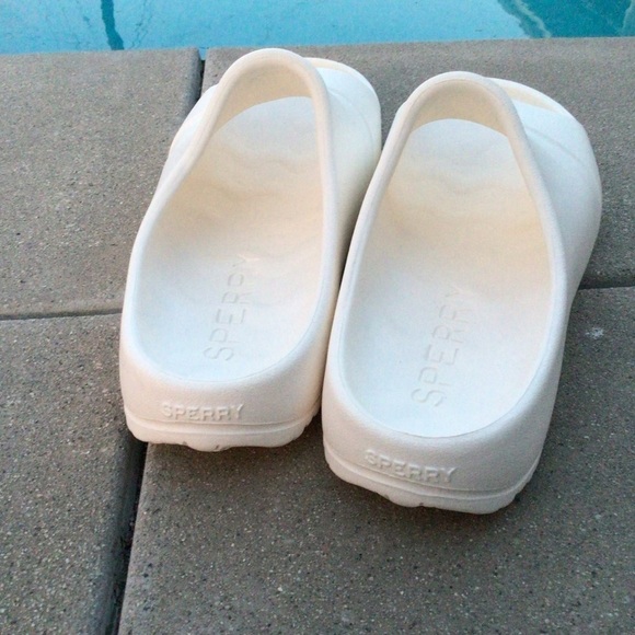 Sperry Men’s White Float Slide Summer Sandals size 11 - Picture 4 of 6